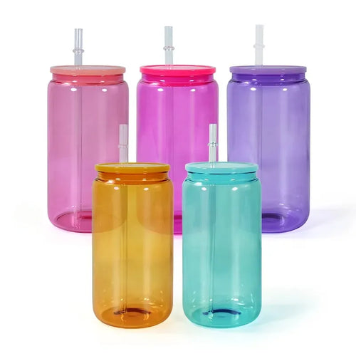 16oz Glass Can(Green)